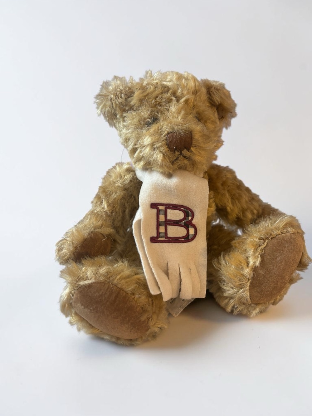 Burberry vintage Fragrances plush teddy bear EUC